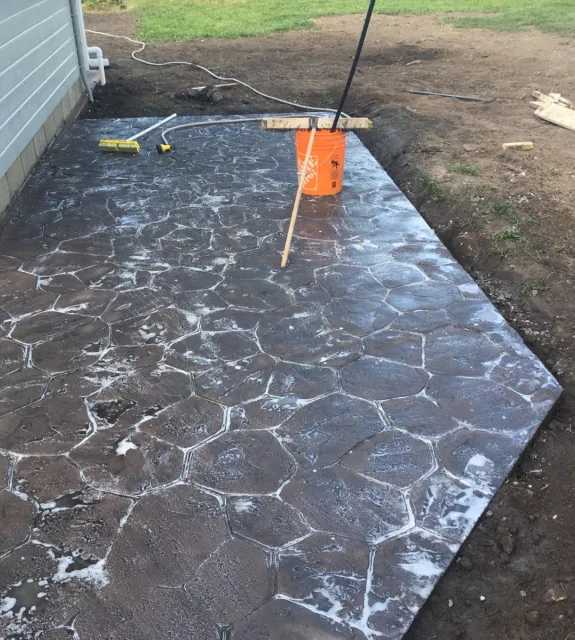 Stamped concrete in Cobourg, Ontario